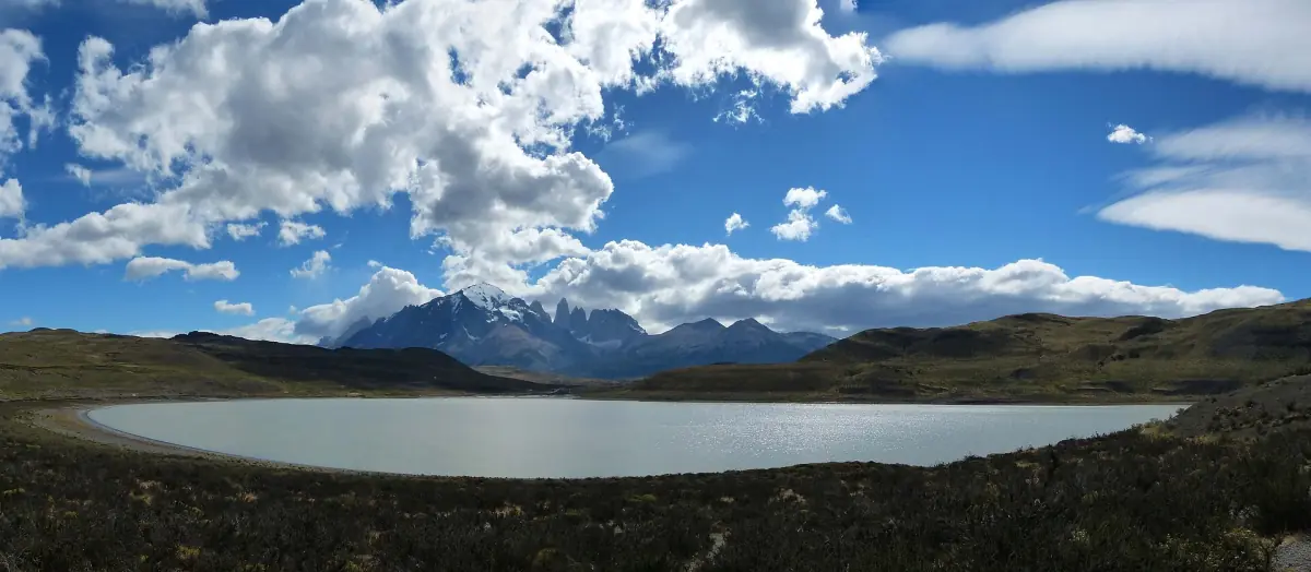The Paine massif from Laguna Amarga
